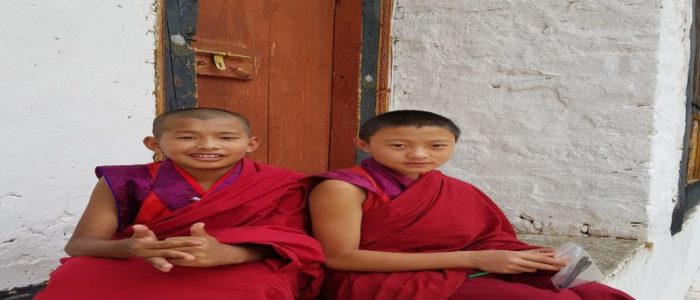 Bhuddhist Student Monks, Bhutan